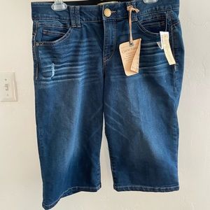 NWT Democracy Knee Length Denim Shorts